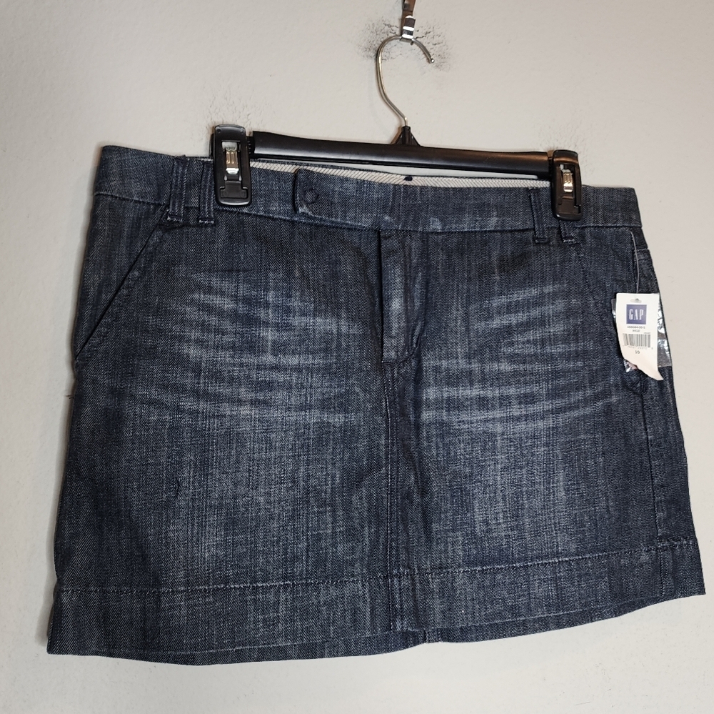 NWT Gap Denim Mini Skirt Women's Size 10
